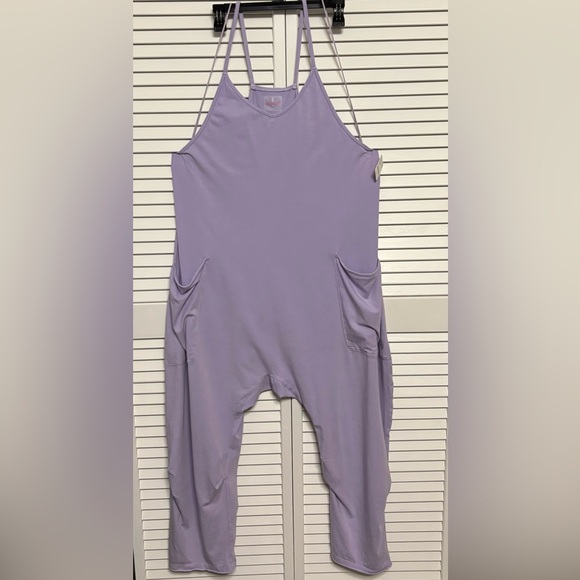 FP Movement by Free People Pants - NWT FP Movement Hot Shot Onesie Violet Frost XL